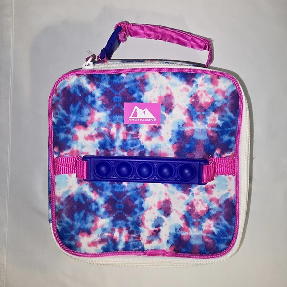 Arctic Zone Insulated 2-Way Carry Lunch Box, Tie-Dye Blue - Picture 1 of 6
